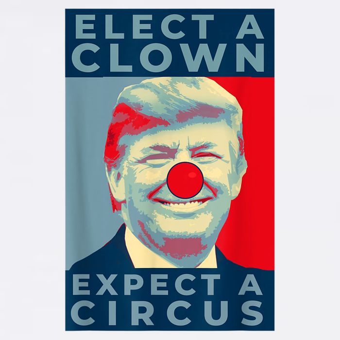Elect A Clown Expect A Circus Impeach Antitrump Funny Garment-Dyed Sweatshirt