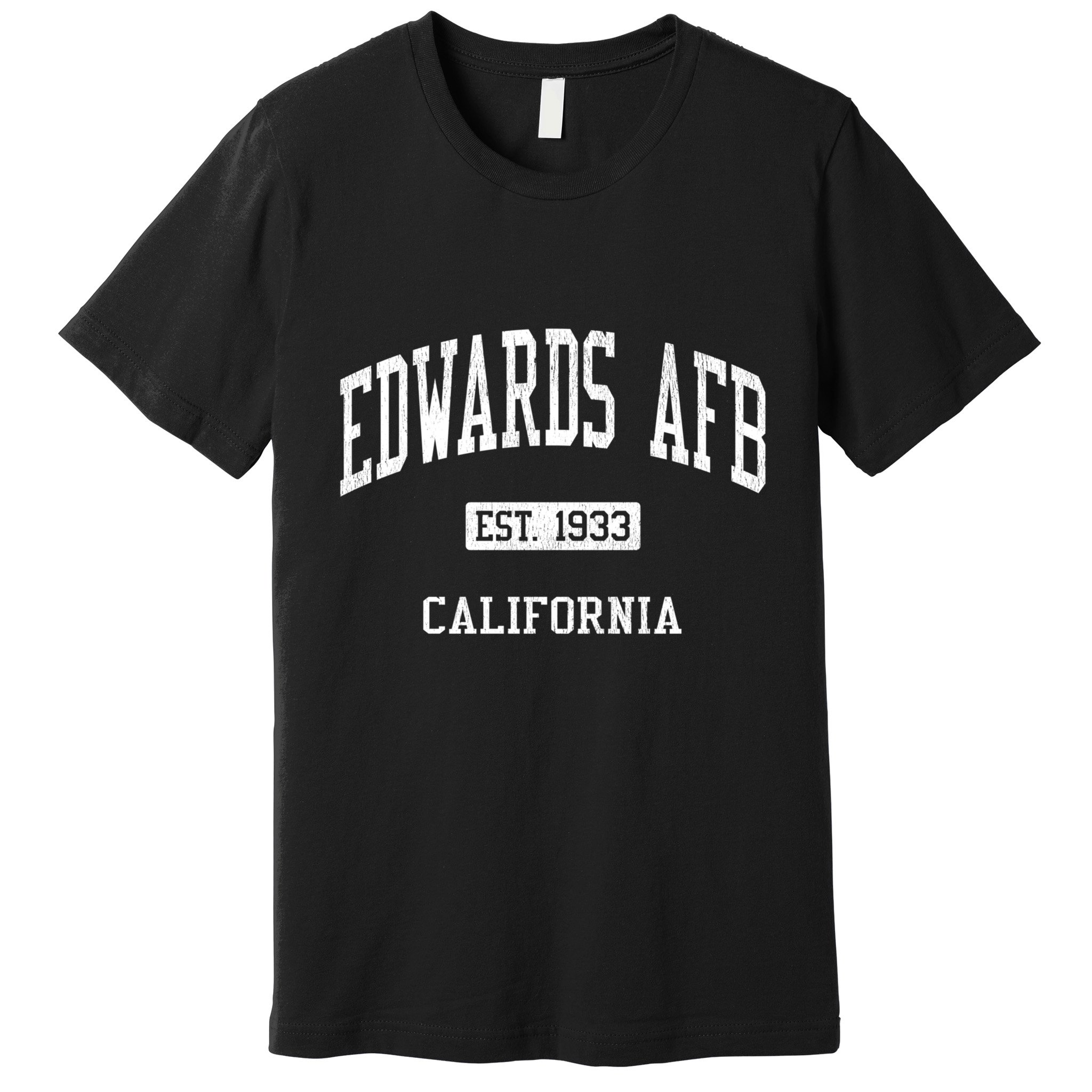 Edwards Afb California Ca Js04 Vintage Athletic Sports Premium T-Shirt