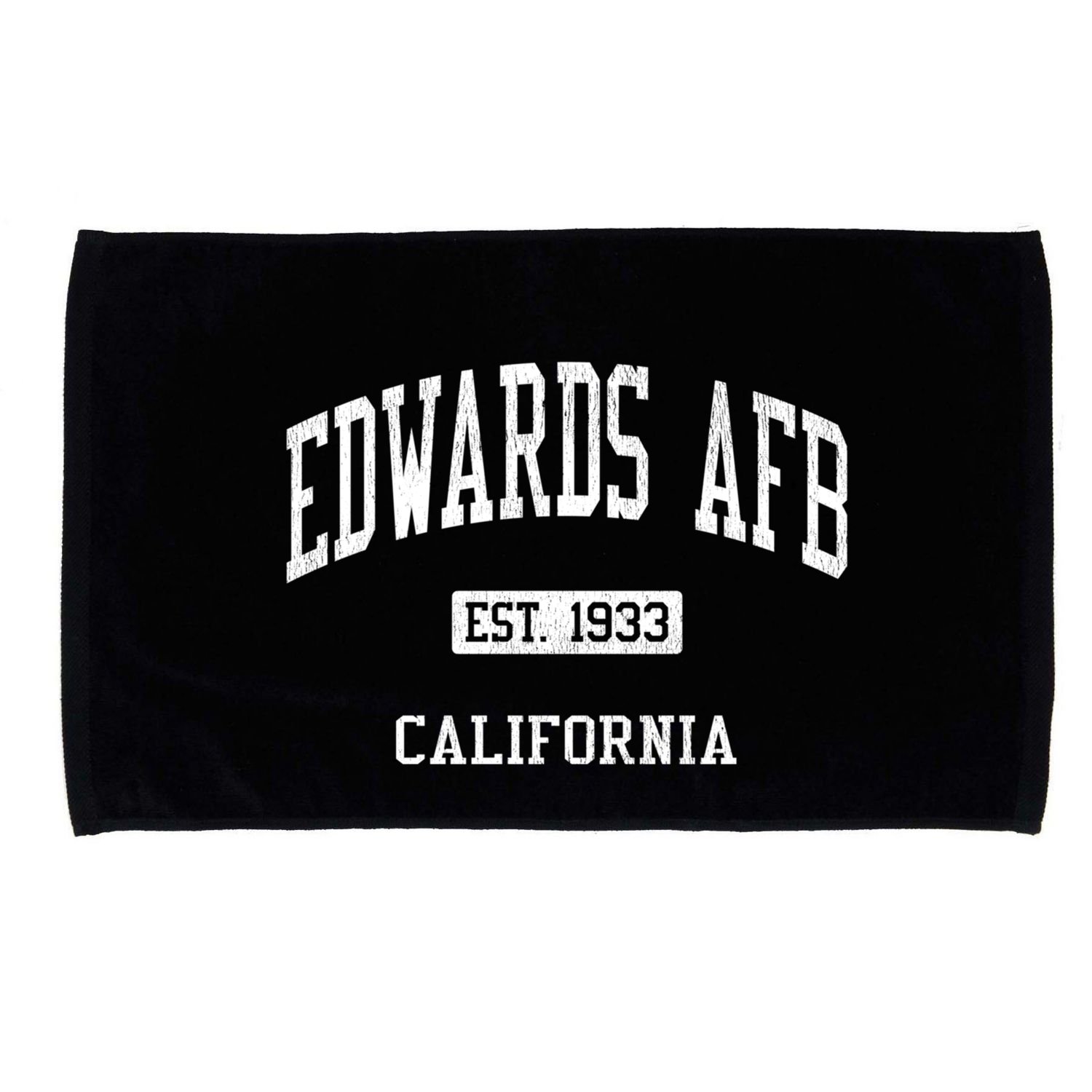 Edwards Afb California Ca Js04 Vintage Athletic Sports Microfiber Hand Towel