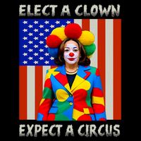 Elect A Clown Expect A Circus Anti Kamala Harris Cooling Performance Crew T-Shirt
