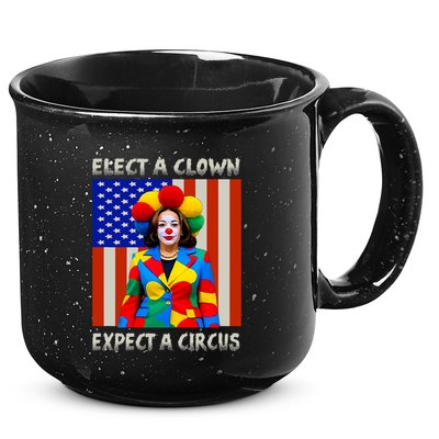 Elect A Clown Expect A Circus Anti Kamala Harris 15oz Campfire Ceramic Mug