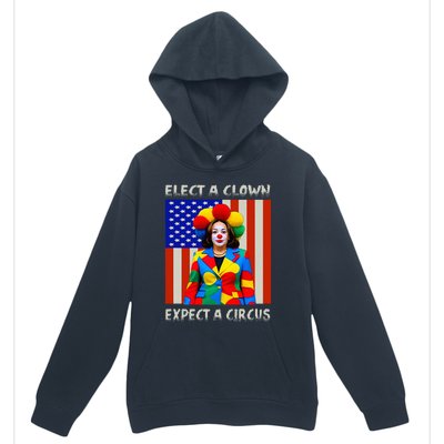 Elect A Clown Expect A Circus Antikamalaharris Urban Pullover Hoodie