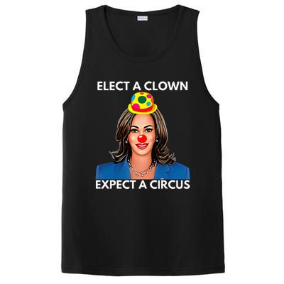 Elect A Clown Expect A Circus Funny Kamala Harris PosiCharge Competitor Tank