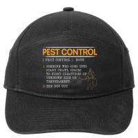 Exterminator Animal Control Pest Control 7-Panel Snapback Hat
