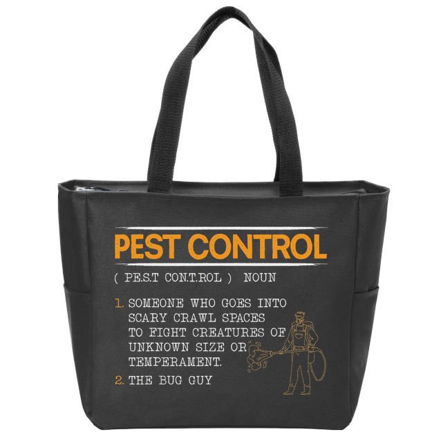 Exterminator Animal Control Pest Control Zip Tote Bag