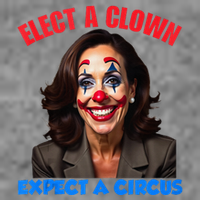Elect A Clown Expect A Circus Kamala Lets Go Brenda Tall Hoodie