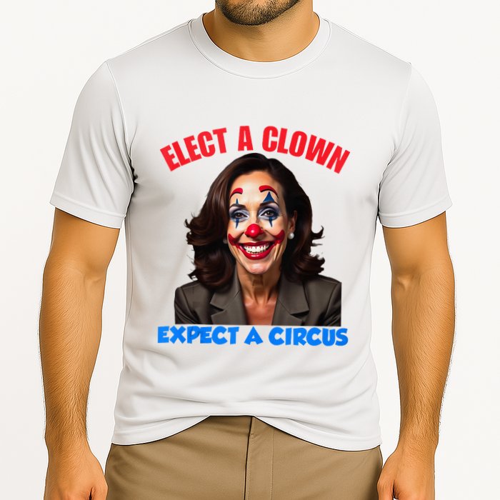 Elect A Clown Expect A Circus Kamala Lets Go Brenda Cooling Performance Crew T-Shirt