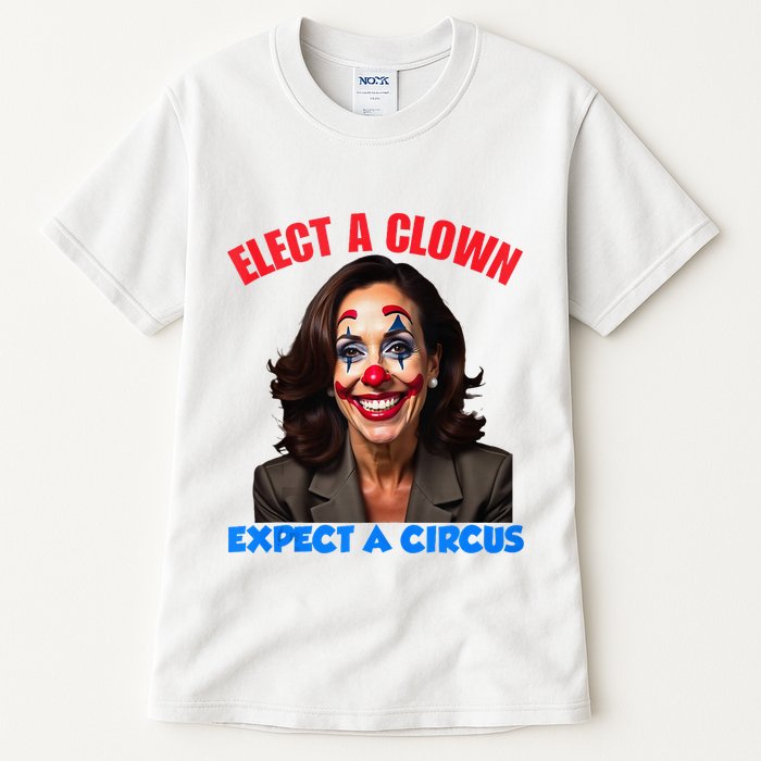 Elect A Clown Expect A Circus Kamala Lets Go Brenda Tall T-Shirt