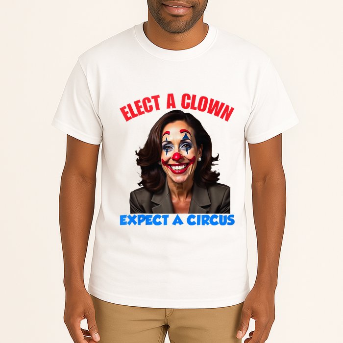Elect A Clown Expect A Circus Kamala Lets Go Brenda Tall T-Shirt