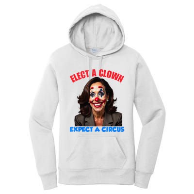 Elect A Clown Expect A Circus Kamala Lets Go Brenda Women's Pullover Hoodie
