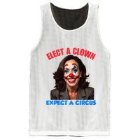 Elect A Clown Expect A Circus Kamala Lets Go Brenda Mesh Reversible Basketball Jersey Tank