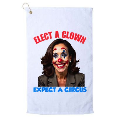 Elect A Clown Expect A Circus Kamala Lets Go Brenda Golf Towel