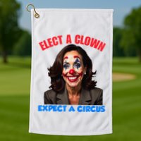 Elect A Clown Expect A Circus Kamala Lets Go Brenda Golf Towel