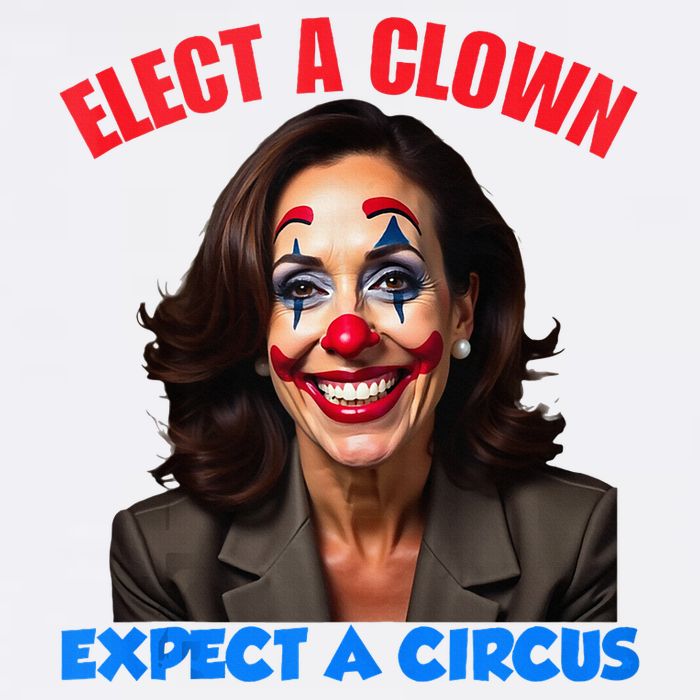 Elect A Clown Expect A Circus Kamala Lets Go Brenda Short Acrylic Beanie