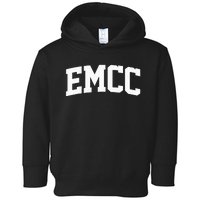 Emcc Arch College Sports Vintage Athletic Retro Toddler Hoodie