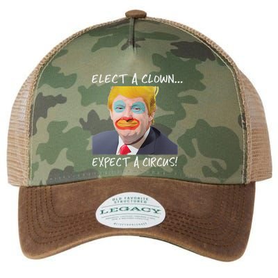 Elect A Clown Expect A Circus Legacy Tie Dye Trucker Hat