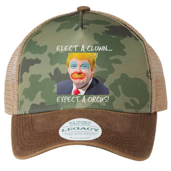 Elect A Clown Expect A Circus Legacy Tie Dye Trucker Hat