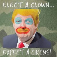 Elect A Clown Expect A Circus Legacy Tie Dye Trucker Hat