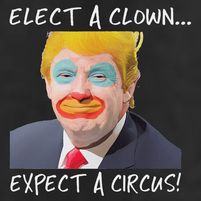 Elect A Clown Expect A Circus Golf Towel