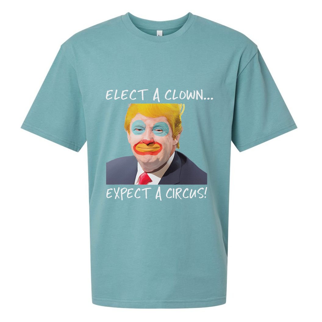 Elect A Clown Expect A Circus Sueded Cloud Jersey T-Shirt