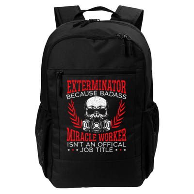 Exterminator Animal Control Pest Control Daily Commute Backpack