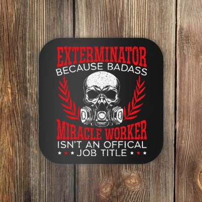 Exterminator Animal Control Pest Control Coaster