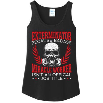 Exterminator Animal Control Pest Control Ladies Essential Tank