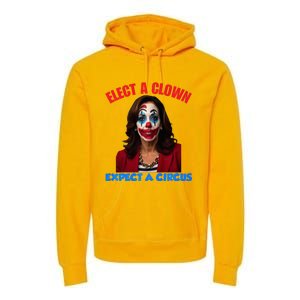 Elect A Clown Expect A Circus Kamala LetS Go Brenda Premium Hoodie