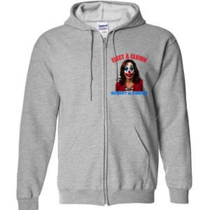 Elect A Clown Expect A Circus Kamala LetS Go Brenda Full Zip Hoodie