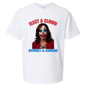 Elect A Clown Expect A Circus Kamala LetS Go Brenda Sueded Cloud Jersey T-Shirt