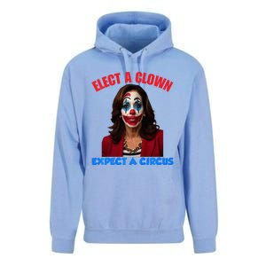 Elect A Clown Expect A Circus Kamala LetS Go Brenda Unisex Surf Hoodie