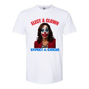 Elect A Clown Expect A Circus Kamala LetS Go Brenda Softstyle CVC T-Shirt