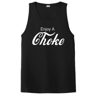 Enjoy A Choke Funny Jiu Jitsu MMA PosiCharge Competitor Tank