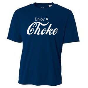 Enjoy A Choke Funny Jiu Jitsu MMA Cooling Performance Crew T-Shirt