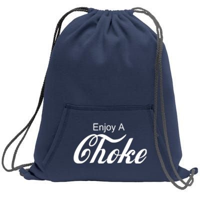 Enjoy A Choke Funny Jiu Jitsu MMA Sweatshirt Cinch Pack Bag