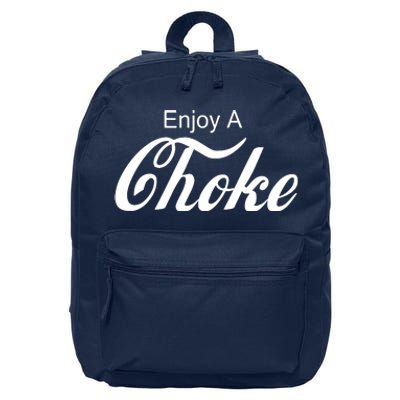 Enjoy A Choke Funny Jiu Jitsu MMA 16 in Basic Backpack