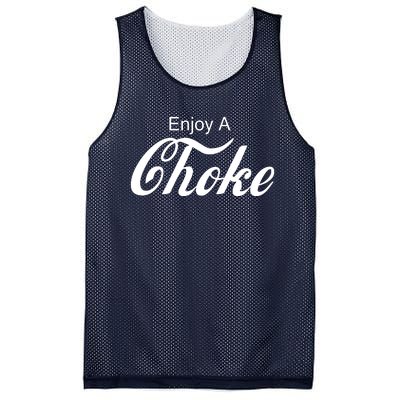 Enjoy A Choke Funny Jiu Jitsu MMA Mesh Reversible Basketball Jersey Tank