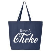 Enjoy A Choke Funny Jiu Jitsu MMA 25L Jumbo Tote