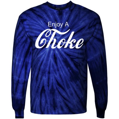 Enjoy A Choke Funny Jiu Jitsu MMA Tie-Dye Long Sleeve Shirt