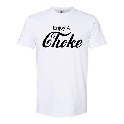 Enjoy A Choke Funny Jiu Jitsu MMA Softstyle CVC T-Shirt