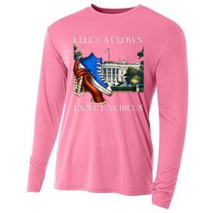 Elect A Clown Expect A Circus Election Kamala Harris Cooling Performance Long Sleeve Crew