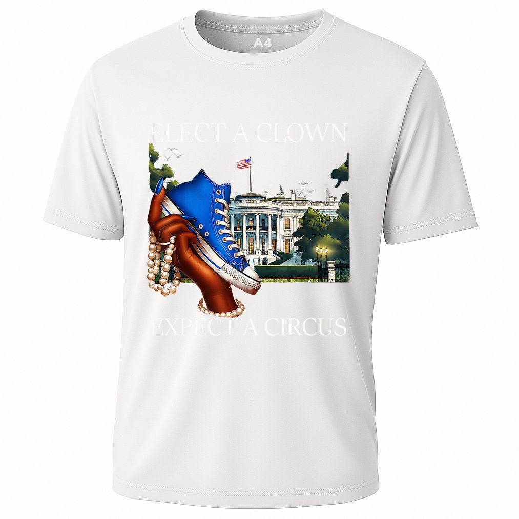 Elect A Clown Expect A Circus Election Kamala Harris Cooling Performance Crew T-Shirt