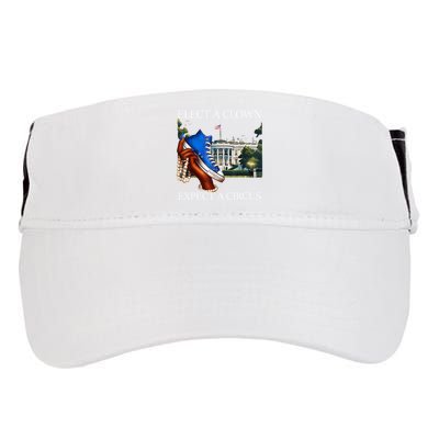 Elect A Clown Expect A Circus Election Kamala Harris Adult Drive Performance Visor