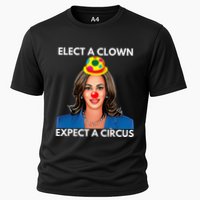 Elect A Clown Expect A Circus Kamala Harris Cooling Performance Crew T-Shirt