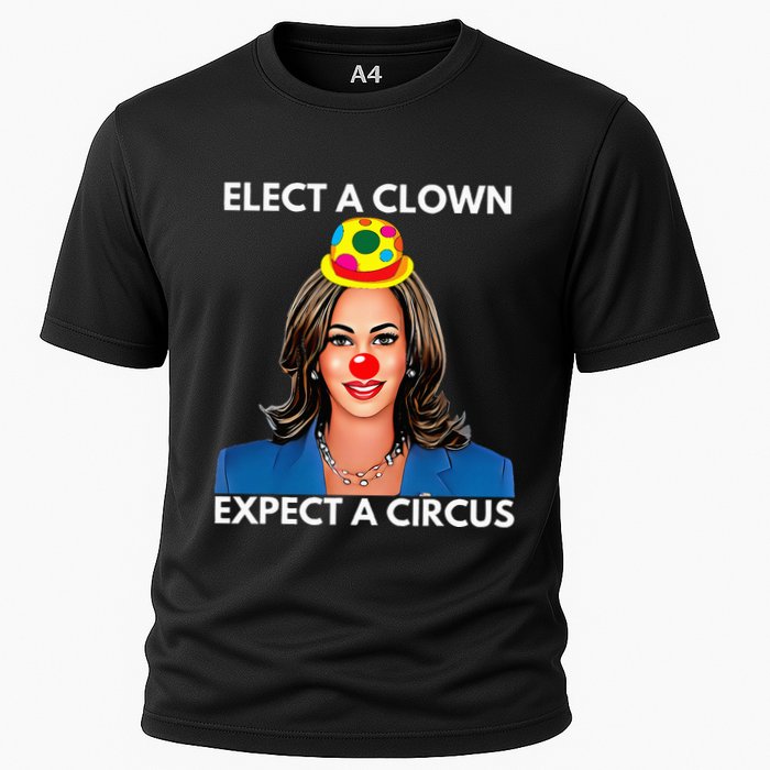 Elect A Clown Expect A Circus Kamala Harris Cooling Performance Crew T-Shirt