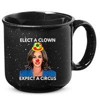 Elect A Clown Expect A Circus Kamala Harris 15oz Campfire Ceramic Mug