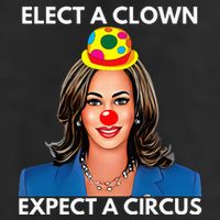 Elect A Clown Expect A Circus Kamala Harris 15oz Campfire Ceramic Mug