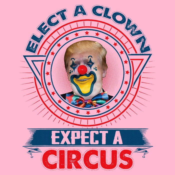Elect A Clown Expect A Circus Funny Antitrump Long Sleeve Shirt