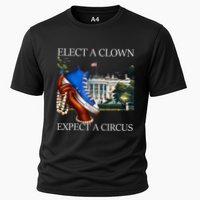 Elect A Clown Expect A Circus Funny Election Kamala Harris Cooling Performance Crew T-Shirt