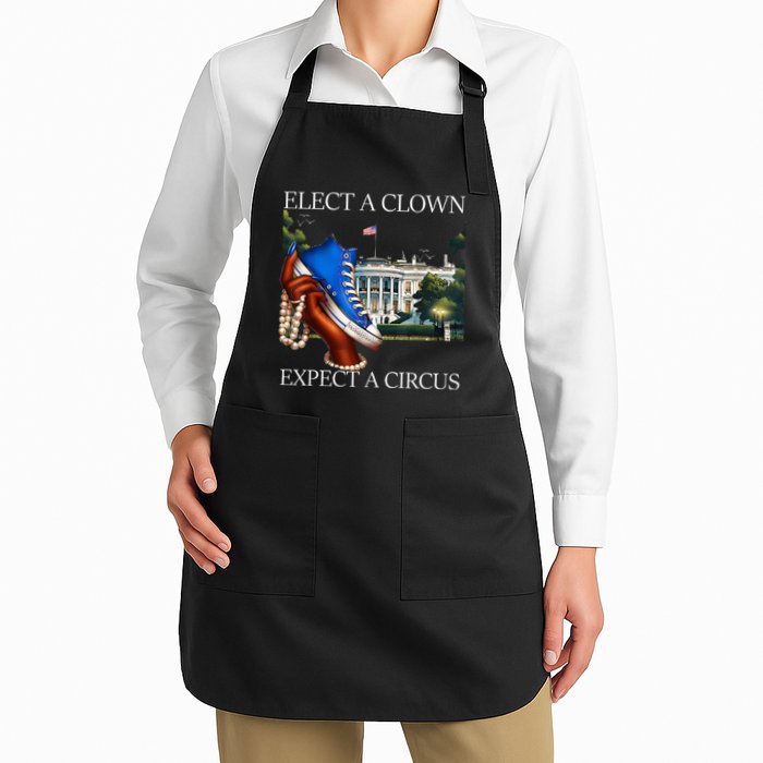 Elect A Clown Expect A Circus Funny Election Kamala Harris Apron